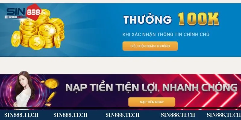 Hướng dẫn quy trình nhận thưởng khuyến mãi Sin88